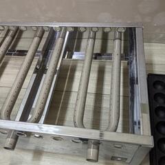 DAITO LPガス用 3連  たこ焼き機 タコヤキ たこやき  84穴　業務用たこ焼き器 プロパンガス 屋台　未使用品