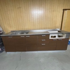 訳ありシステムキッチン・ガスコンロ水栓金具新品未使用