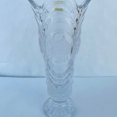 KAMEI GLASS JAPAN 花瓶 CRYSTAL PbO...
