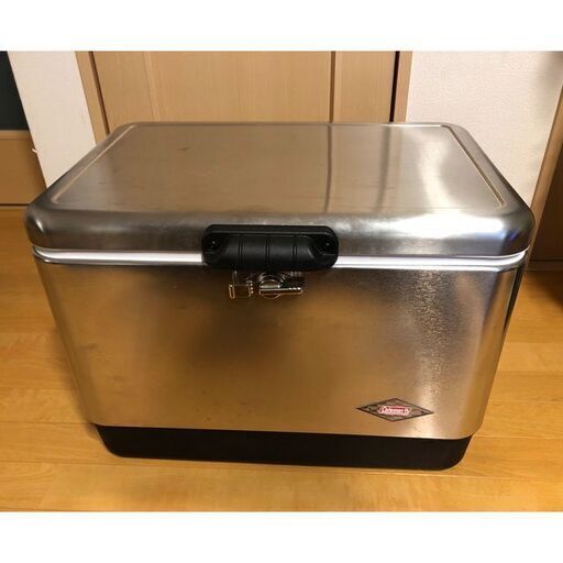 クーラーボックス 大型 54QT スチールベルト クーラー シルバ