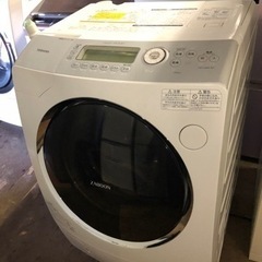 九州市内で配送無料 保証付き 東芝 TW-Y1000L ザブーン ドラム式洗濯乾燥
