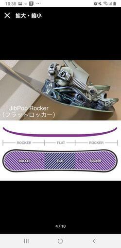 グラトリ 最強！ ROME ジブロッカー ARTIFACT ROCKER 153 【公式通販】
