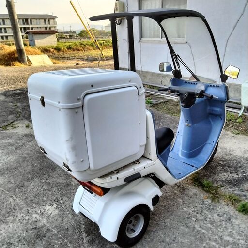 ジャイロキャノピー リアBOX付き配達に。ドライブベルト、ウェイト