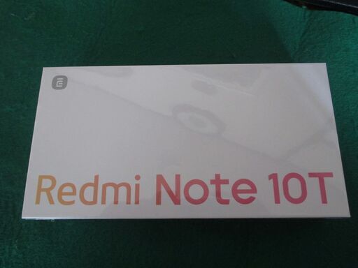 Redmi Note 10T 未開封・未使用  領収書有