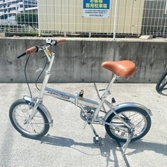 未使用品 HANDY MINI 折り畳み自転車 16インチ シルバー 箱有 倉庫保管品 未使用品 HANDY MINI 折り畳み自転車 16インチ シルバー 箱有 倉庫保管品