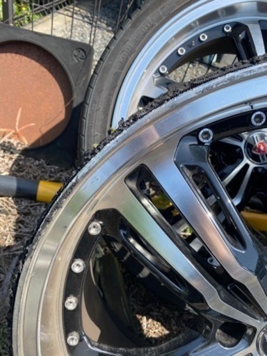 PCD120 20インチ 245/35/R20 8.5J +20アルミホイール ストア 