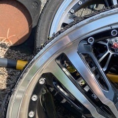 PCD120 20インチ 245/35/R20 8.5J +20アルミホイール