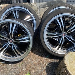 PCD120 20インチ 245/35/R20 8.5J +20アルミホイール