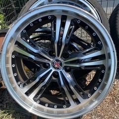 PCD120 20インチ 245/35/R20 8.5J +20アルミホイール