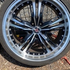 PCD120 20インチ 245/35/R20 8.5J +20アルミホイール