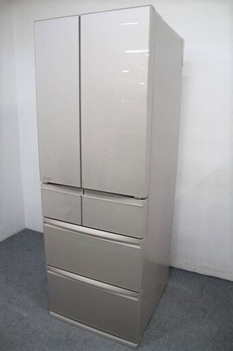 三菱/MITSUBISHI MR-WX52G-C 6ドア冷凍冷蔵庫 517L フレンチドア WXシリーズ 除菌機能 グレイングレージュ 家電 店頭引取歓迎 R7077)
