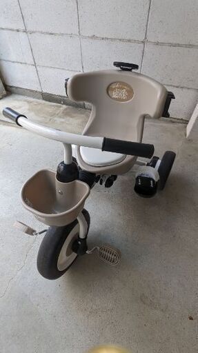 トイザらス限定 折りたたみおさんぽコンポ ベージュ 【折りたたみ