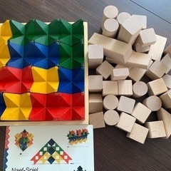 知育玩具　ネフスピール　＆　積み木プレゼント