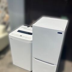 配送設置無料♬】①ミニ冷蔵庫②洗濯機☆一人暮らし家電セット