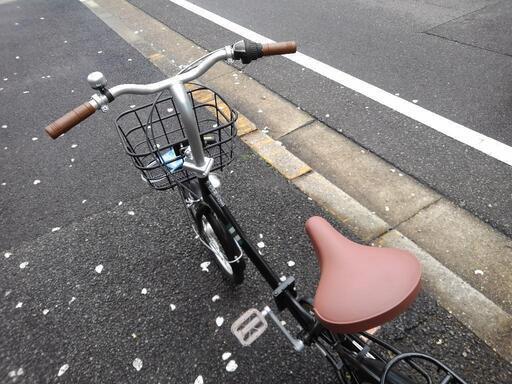 中古自転車2535 前後タイヤ新品！ 折り畳み 20インチ 6段ギヤ