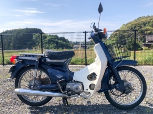 売約済み】スーパーカブ50 角目カブ セル付き 4速 50cc 実働