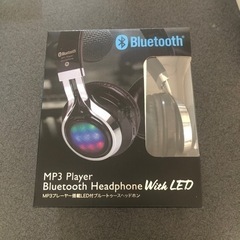 mp3プレイヤー搭載LEDBluetoothヘッドホン