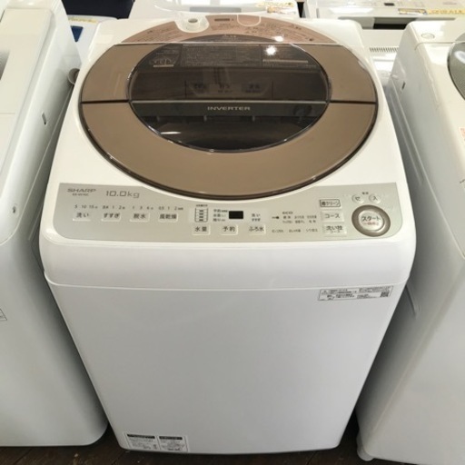 洗濯機　10kg 2019年製　SHARP インバーター