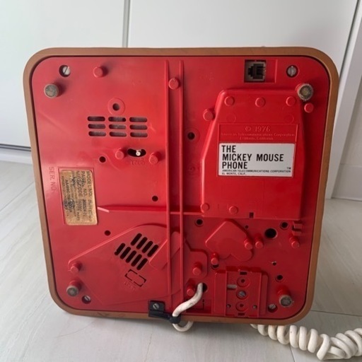 ミッキーマウス ダイヤル式電話 ミッキーマウス ダイヤル式機 割引