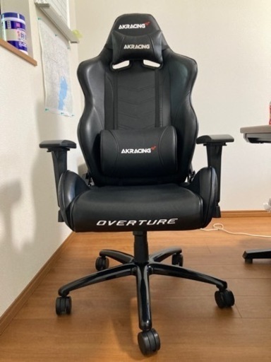 AKRACING  ゲーミングチェア　ブラック　OVERTURE