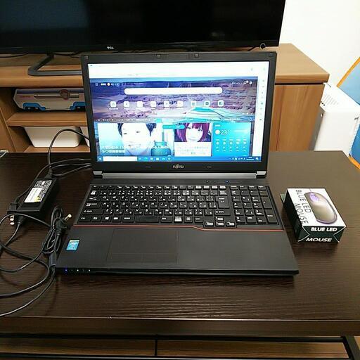 高速SSD ノートパソコン 富士通 LIFEBOOK A574/KX 新品SSD1TB(1024GB) core i3 メモリ8GB 無線LAN DVD LibreOffice ※本体1ヶ月、SSD1年間保証