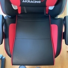 【美品】AKRACING ゲーミングチェア　レッド　PRO-Ｘ　V2