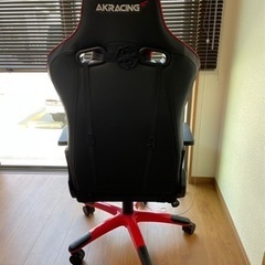 【美品】AKRACING ゲーミングチェア　レッド　PRO-Ｘ　V2