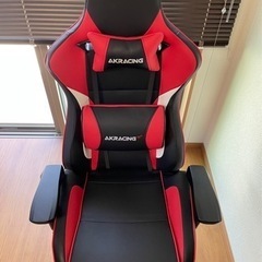 【美品】AKRACING ゲーミングチェア　レッド　PRO-Ｘ　V2