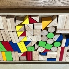 知育玩具木製つみ木ブロック