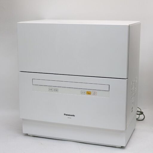 374)パナソニック 食器洗い乾燥機 NP-TA1 ホワイト 40点 約5人分 2017年製 食洗機 Panasonic