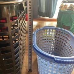 洗濯カゴ　ランドリーバスケット2個組