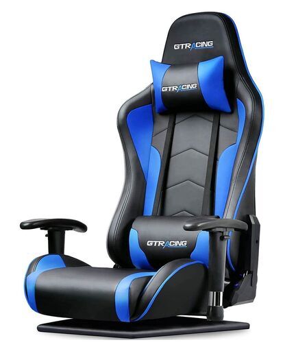 GTRACING ゲーミング座椅子 ゲーミングチェア GT89 （ブルー）新品