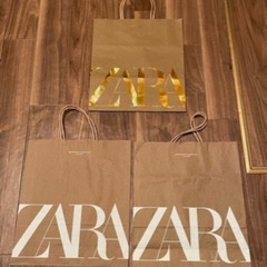 ZARA ザラ　紙袋 中3枚