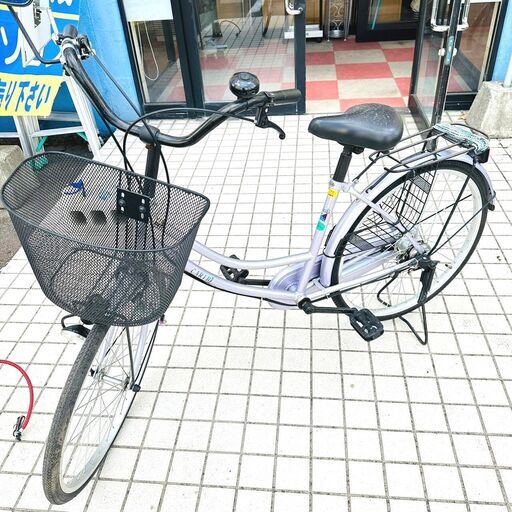 5/7CARIB 自転車 Y7061724 26インチ シルバー