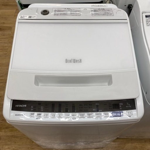 HITACHI 全自動洗濯機　2019年製　BW-V70E 【トレファク東大阪店】