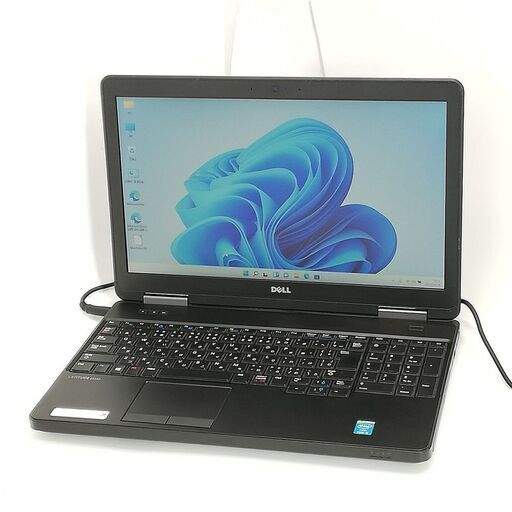 送料無料 高速SSD 15.6型 ノートパソコン DELL E5540 中古良品 第4世代 Core i5 4GB DVDマルチ 無線 Wi-Fi Webカメラ Windows11 Office
