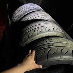 ポテンザ　215/45R17 バリ溝　ひび割れあり　4本　RE71R