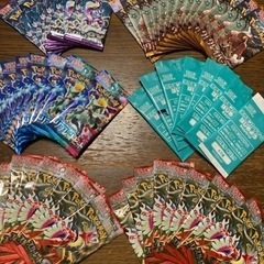 ポケカ5種類＋プロモパック新品未開封計67パック