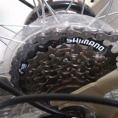 My pallas MODEL M-509-IV(アイボリー)  PRINTEMPS 折畳シティサイクル 26インチ シマノ 6段変速 オートライト　未使用室内保管