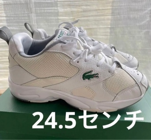ラコステ　スニーカー　24.5㎝※2回使用