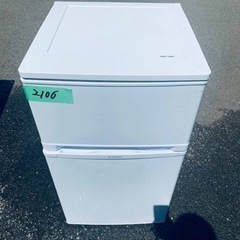 ✨2018年製✨2106番 ノジマ✨冷凍冷蔵庫✨EJ-R832W‼️