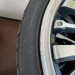 値下げアルミ付きタイヤ　17インチ