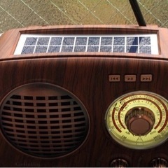 ソーラー蓄電ラジオ