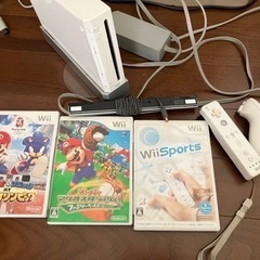 Wii 本体とソフト３本セット