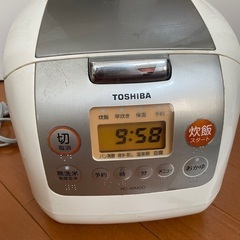 TOSHIBA 炊飯器　パン発酵　温泉卵もできる