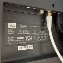 お譲り先決まりました】TCL 50V型 4K液晶＋テレビ台