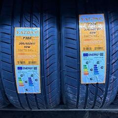 🌞205/50ZR17⭐工賃込み！新品未使用！セレナ、ラフェスタハイウェイスター、アクセラスポーツ、プレマシー、インプレッサG4、SX4等に！YATONE製サマータイヤ入荷しました🌞