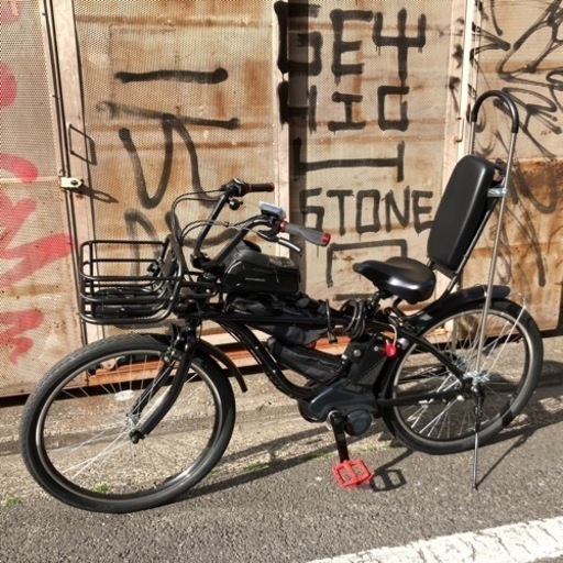世界に一台 フルカスタム Panasonic × BEAMS 電動アシスト自転車 ビーチクルーザー e-BIKE 黒赤 BP02