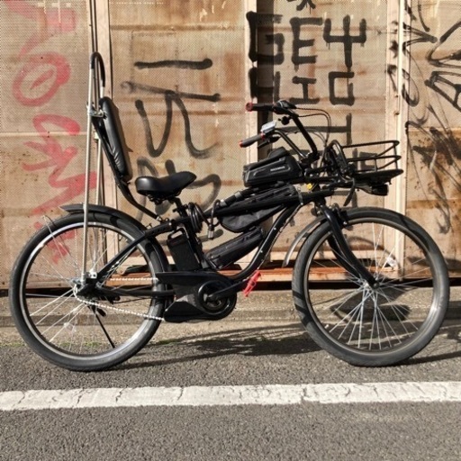 世界に一台 フルカスタム Panasonic × BEAMS 電動アシスト自転車 ビーチクルーザー e-BIKE 黒赤 BP02