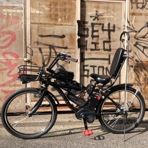 世界に一台 フルカスタム Panasonic × BEAMS 電動アシスト自転車 ビーチクルーザー e-BIKE 黒赤 BP02